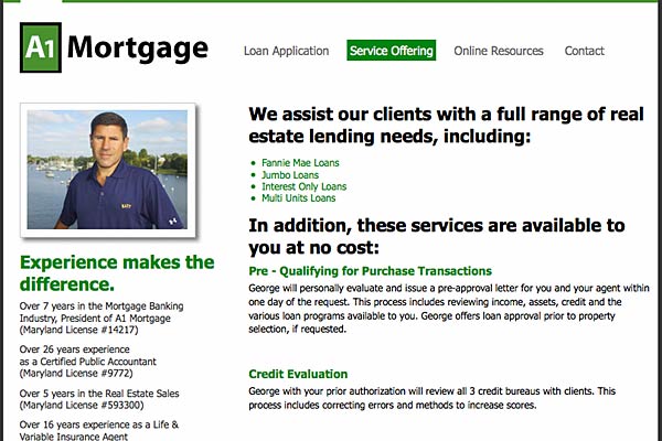 George Matthews has been originating loans since 2002. In 2006, George originated ove - Baltimore Maryland George Matthews has been originating loans since 2002. In 2006, George originated ove - Baltimore Maryland