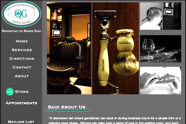 Quinntessential Gentleman is a mens fine grooming parlor located in downtown Baltimor - Baltimore Maryland