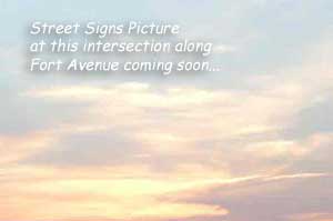 Haubert Street Sign along Fort Avenue