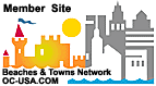 Beaches and Towns Network - Sand Castle Logo and Link